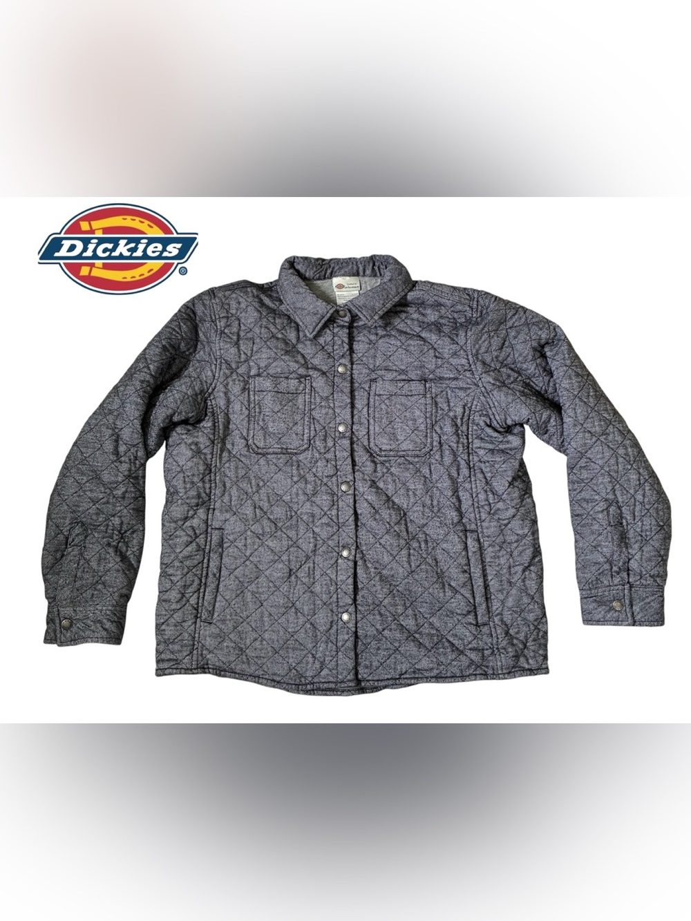 WOMEN’S DICKIES SHIRT JACKET QUILTED SNAP UP 2XL